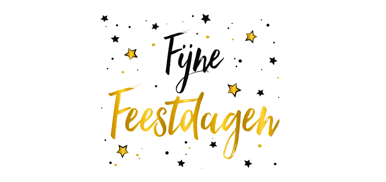 Fijne feestdagen!